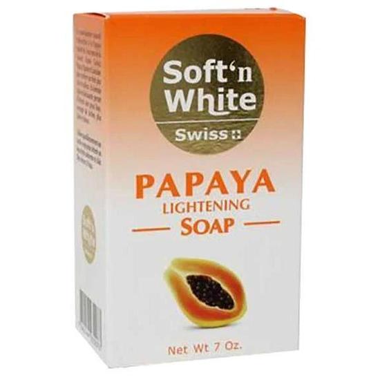 Mamado Swiss Soft N White Papaya Herbal Lightening Soap 200 g