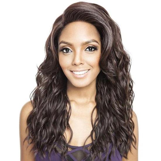 Mane Concept Hair Brown Sugar BSF08 Frontal Lace Human Hair Stylemix DEEPMOCHA