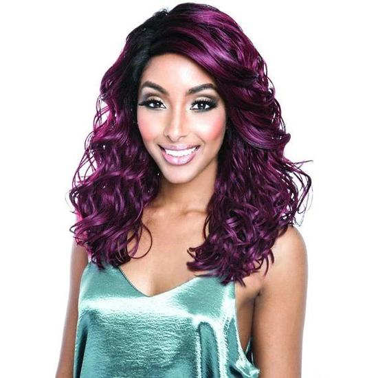 Mane Concept Hair Brown Sugar Glueless Lace Human Hair BSG207 Melrose Lace Front Wig 1