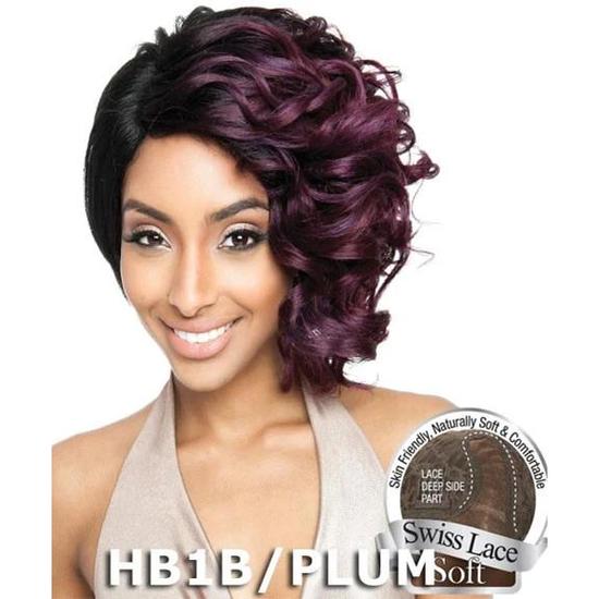 Mane Concept Hair Brown Sugar Soft Swiss Lace Front Human Hair BS 218 Stylemix Wig 1