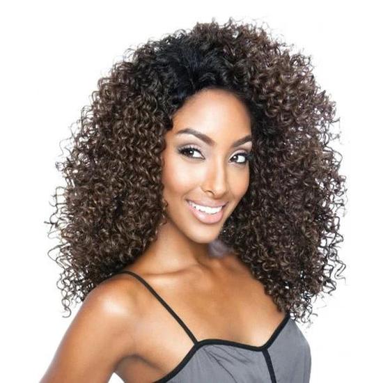 Mane Concept Hair Red Carpet Berry Curly Lace Front Wig Synthetic 3b Jordan Curl Grape