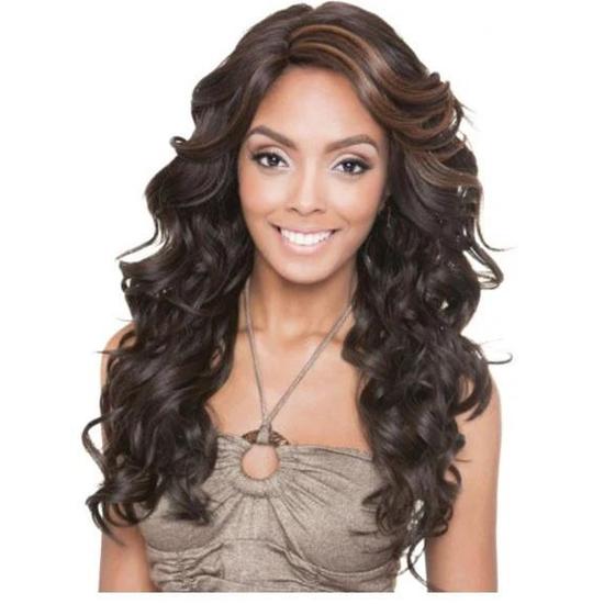 Mane Concept Hair Red Carpet Premiere Cotton Lace Front Wig Synthetic Dahila 613GOLD