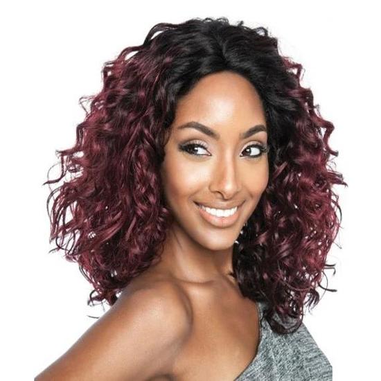 Mane Concept Hair Red Carpet Premiere Lace Front Wig Synthetic RCP767 Amber H1B-TEAL