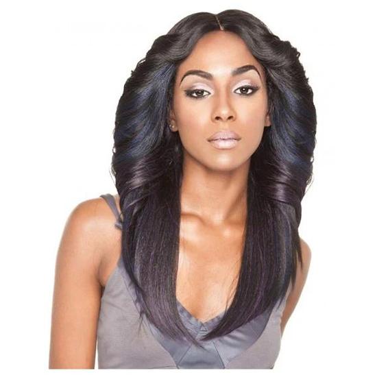 Mane Concept Hair Silk Lace Front Human Hair Blend BS 602 Wig 1