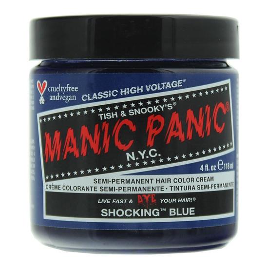 Manic Panic Classic High Voltage Shocking Blue Semi-Permanent Hair Colour Cream 118ml