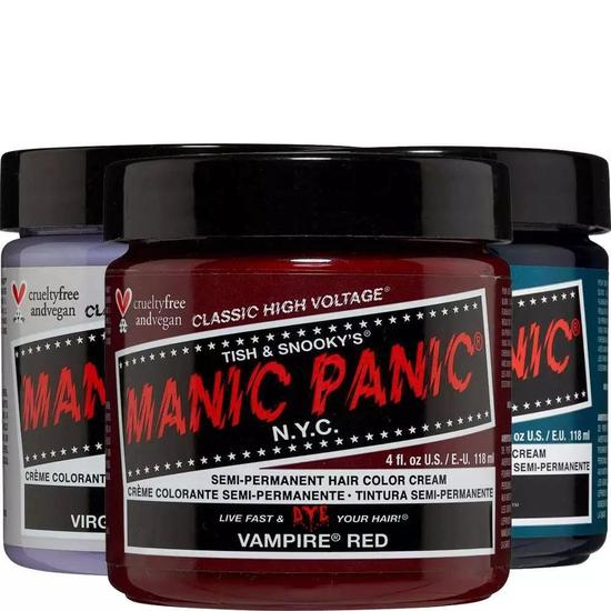 Manic Panic High Voltage Classic Semi Permanent Hair Colour Cream Deep Purple Dream / 118ml