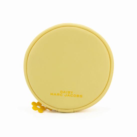 Marc Jacobs Daisy Makeup Bag Pouch YELLOW Imperfect Box