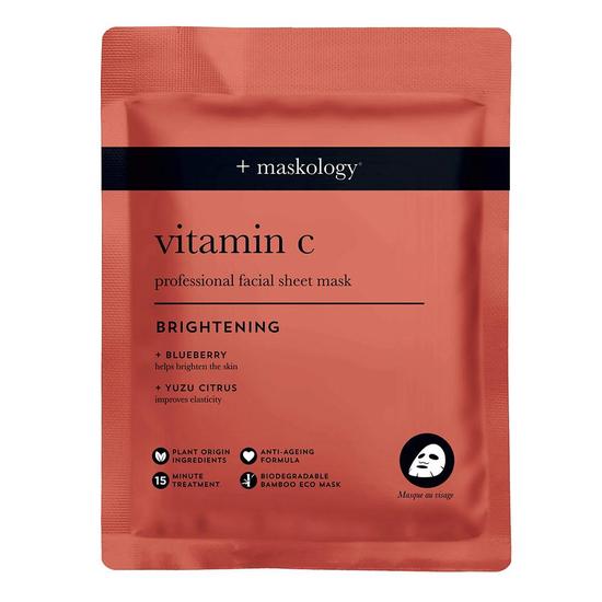 Maskology Brightening Vitamin C Face Sheet Mask