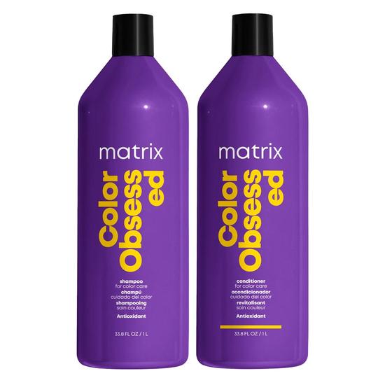 Matrix Colour Obsessed Shampoo & Conditioner Litre Duo