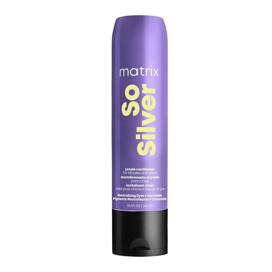 Matrix So Silver Purple Pigmented Conditioner To Neutralise Yellow Tones 300ml