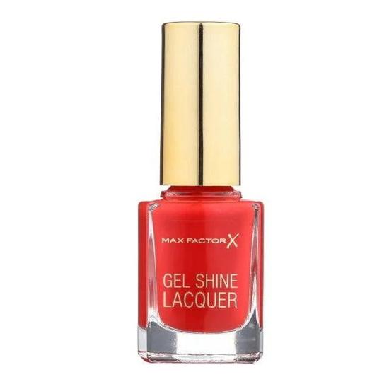 Max Factor Gel Shine Lacquer Nail Polish 25 Patent Poppy