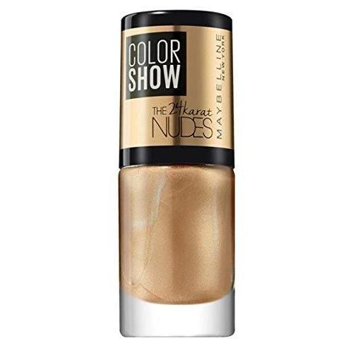 Maybelline Colour Show 24 Karat Nudes Nail Polish 474 Gilded In Gold