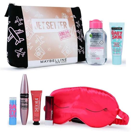 Maybelline Jet Setter Makeup Travel Kit 8 Pieces