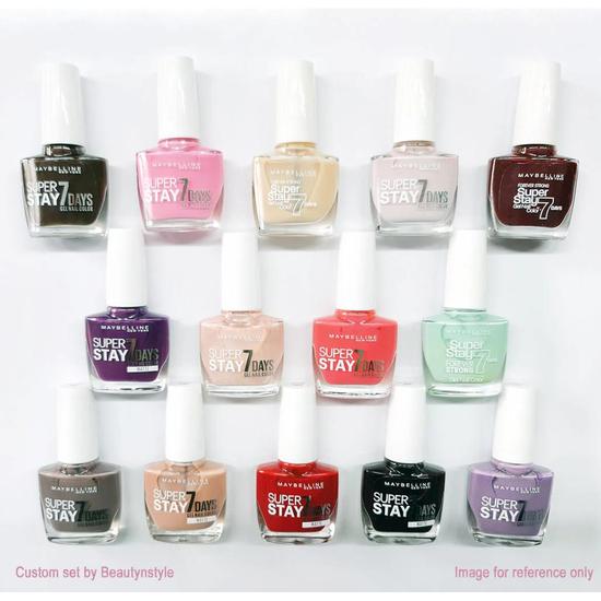 Maybelline Super Stay 7 Days Gel Nail Polish Assorted Set Set Of 7