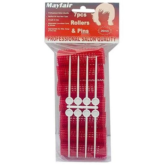 Mayfair Pin Rollers Deep Red 7x26 mm