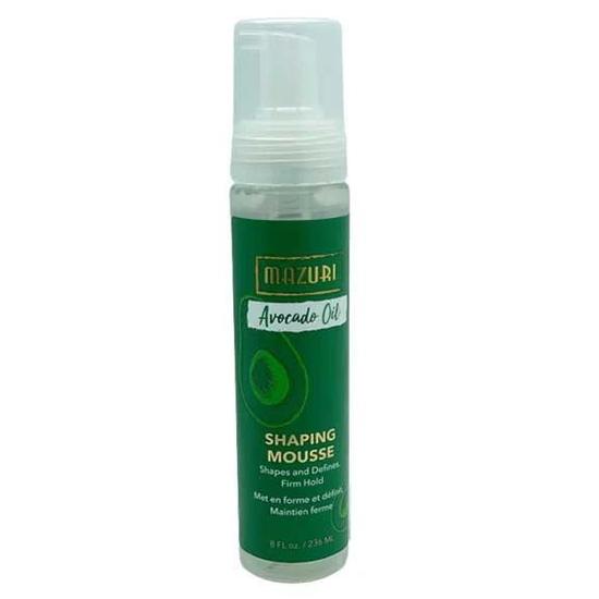 Mazuri Avocado Oil Shaping Mousse Shapes & Defines Frim Hold 236ml