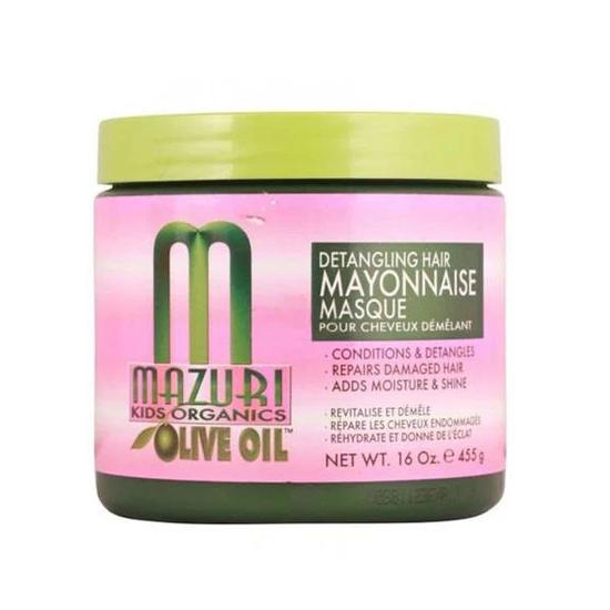 Mazuri Kids Olive Oil Detangling Hair Mayonnaise Masque 455 g