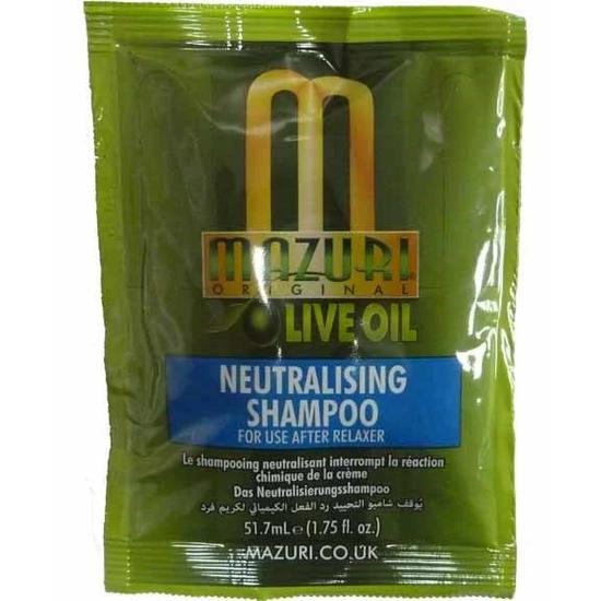 Mazuri Olive Oil Neutralising Shampoo 51.7ml Sachet