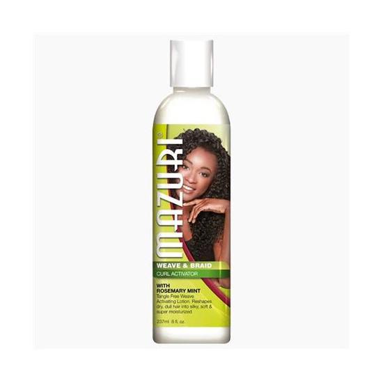 Mazuri Weave & Braid Curl Activator With Rosemary Mint 237ml