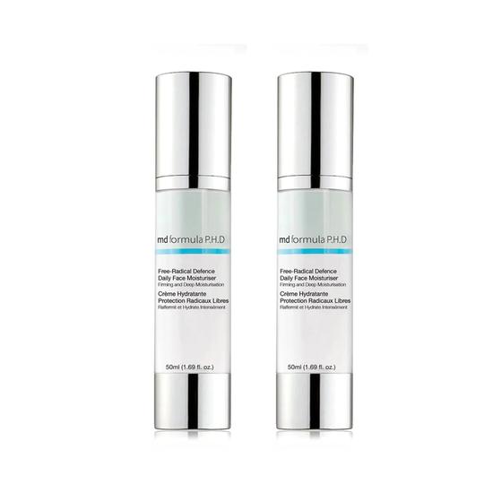 MD Formula Free Radical Defence Daily Moisturiser Twin Value Savings Pack 50ml