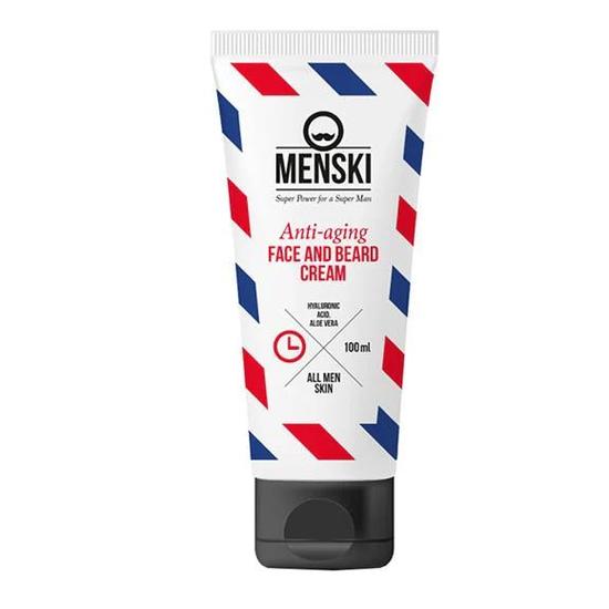 Menski Anti Ageing Face & Beard Cream 100ml