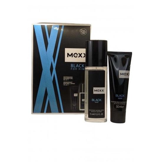 Mexx Black For Men Deodorant Natural Spray Shower Gel 50m 75ml