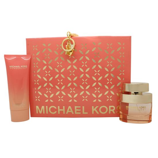 Michael Kors Wonderlust Gift Set 100ml Eau De Parfum 100ml Body Lotion 100ml Shower Gel 4ml Eau De Parfum