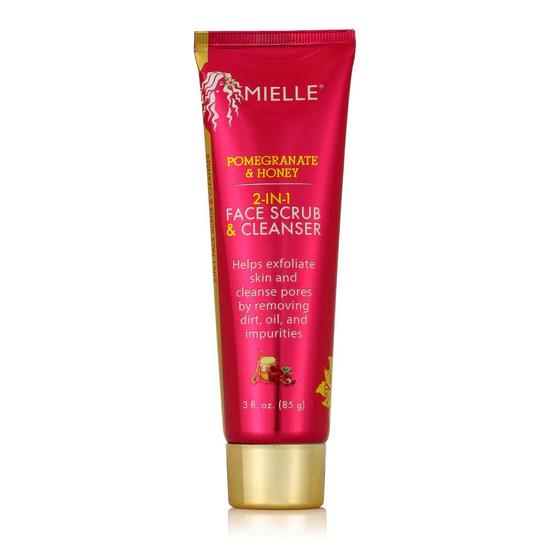 Mielle Organics Pomegranate & Honey 2 In 1 Face Scrub & Cleanser 85 g