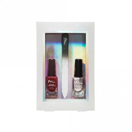 Mii Cosmetics Polished Perfection Nail Polish Gift Set A Red