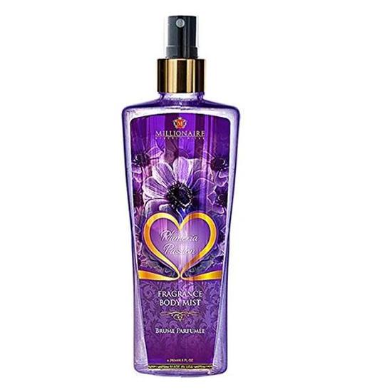 Millionaire Beverly Hills Plumeria Passion Fragrance Body Mist 250ml