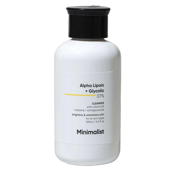 Minimalist Alpha Lipoic + Glycolic 07% Cleanser 100ml