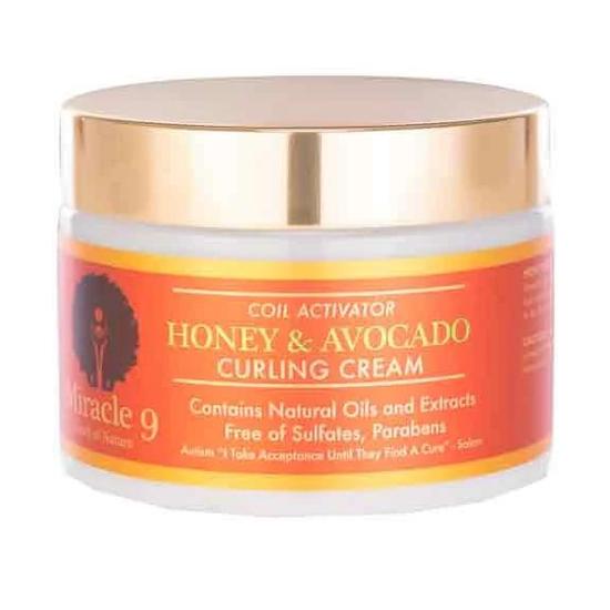 Miracle 9 Coil Activator Honey & Avocado Curling Cream 340ml