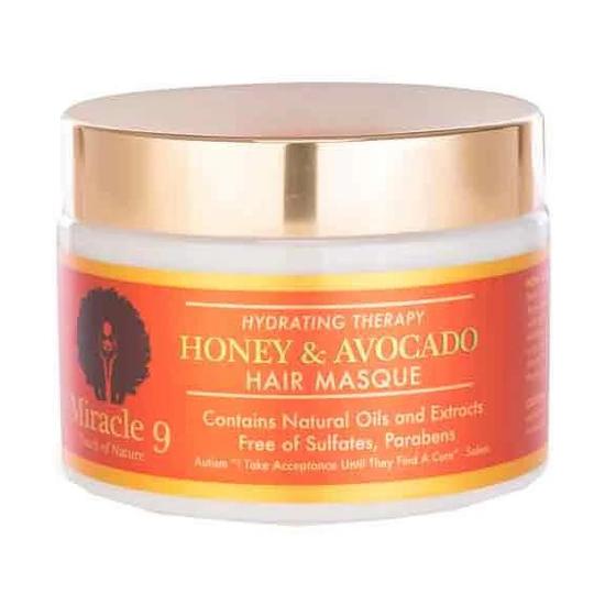 Miracle 9 Hydrating Therapy Honey & Avocado Hair Masque 340ml