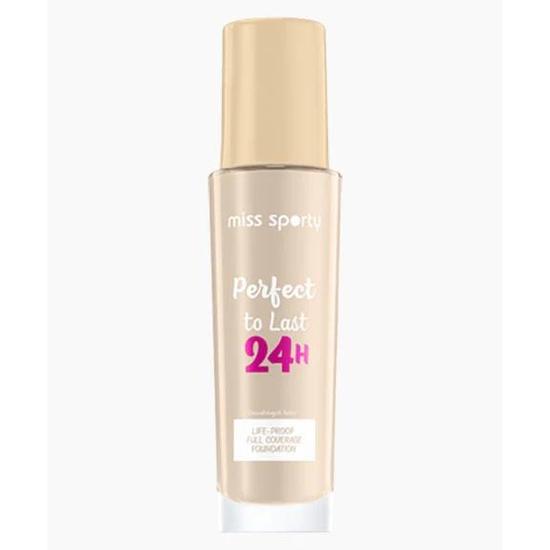 Miss Sporty Perfect To Last 24h Life Proof Full Coverage Foundation 091 Pink Ivory 30 ml / 091 Pink Ivory