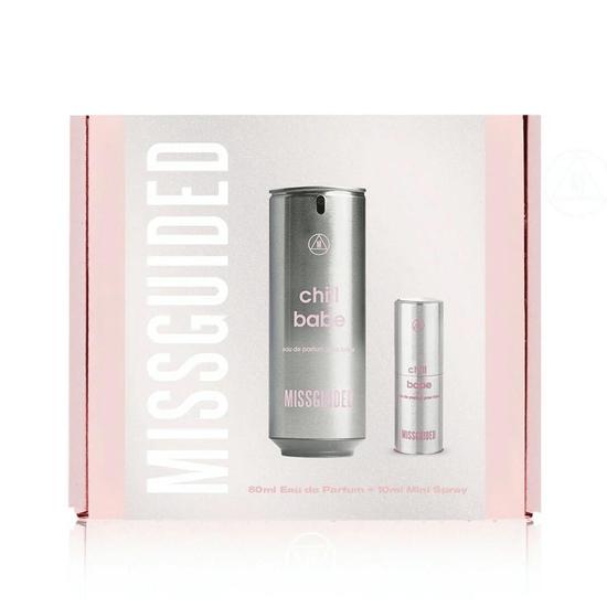 Missguided Chill Babe Eau De Parfum Women's Perfume Gift Set 80ml With 10ml Eau De Parfum