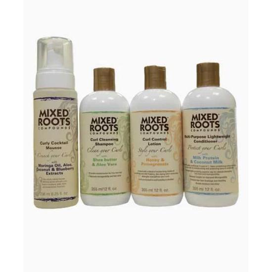 Mixed Roots Curls Shampoo Conditioner Lotion & Mousse