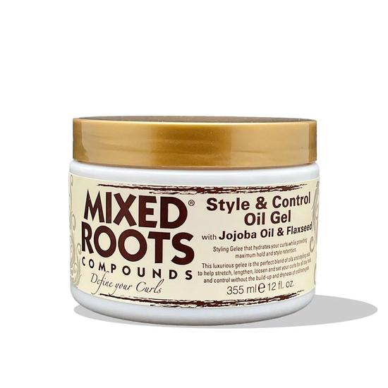 Mixed Roots Style & Control Oil Gel With Jojoba & Flaxseed 355ml