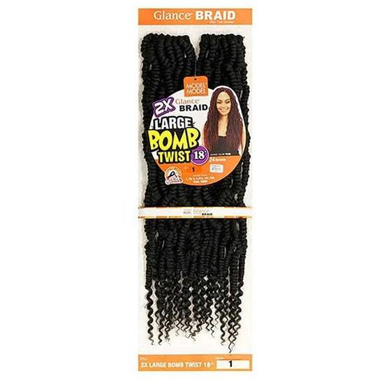 Model Model Glance 2x Braid Large Bomb Twist 18'' / 4