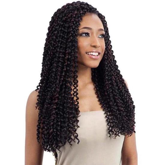 Model Model Glance Synthetic Bohemian Curl Braid 20 / 1