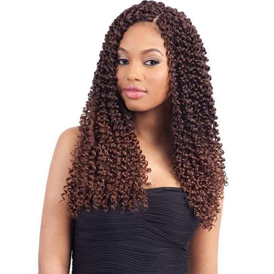 Model Model Glance Synthetic Boho Curl Braid 18 / TT30