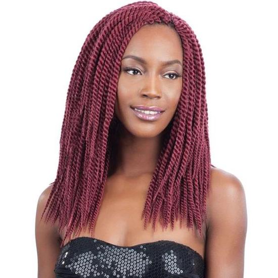 Model Model Glance Synthetic Senegalese Twist Large Braid 1