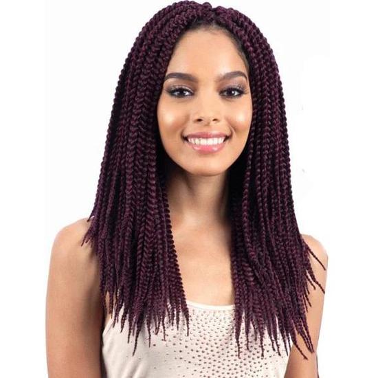 Model Model Synthetic Box Braids Large 1