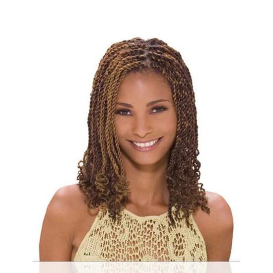 Model Model Synthetic Jamaican Twist Braid 1