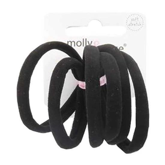 Molly And Rose Jersey Elastic Bands Black 7953