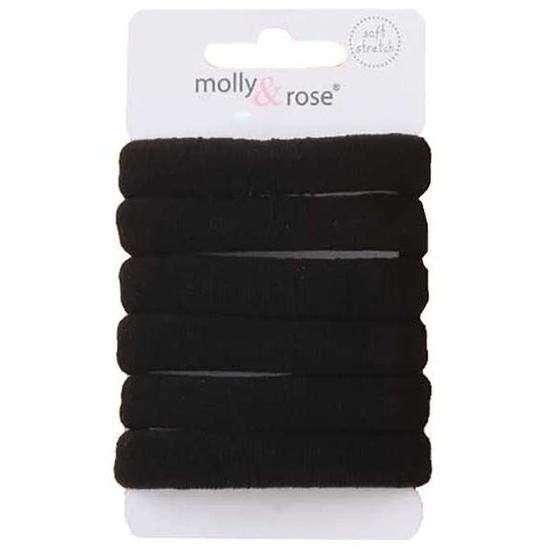 Molly And Rose Jersey Elastics Black 6791