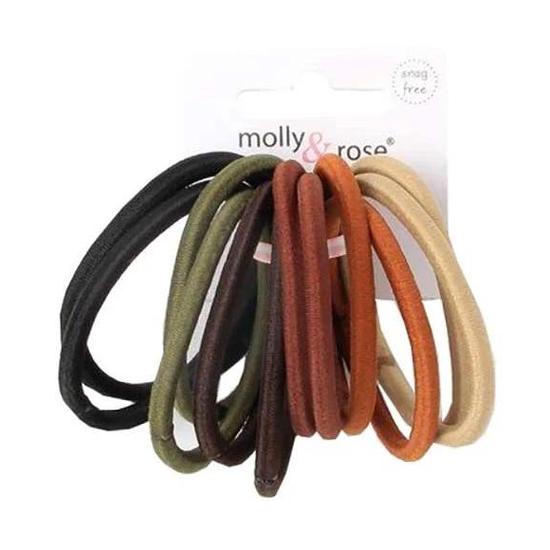 Molly And Rose Naturals Mix Elastic Bands Assorted 6025