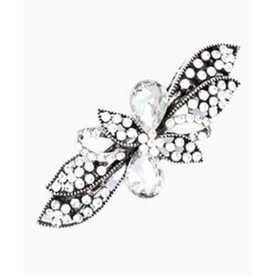 Molly And Rose Ornate Crystal Barrette Clip In 2 Styles 7753 7 cm