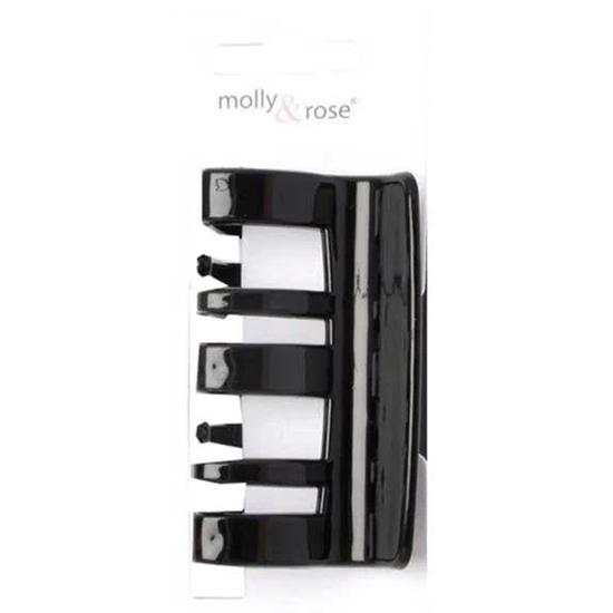 Molly And Rose Rectangular Black Clamp 8148