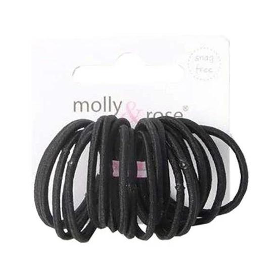 Molly And Rose Small Black Elastic Bands 9568