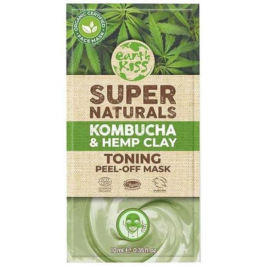 Montagne Jeunesse Earth Kiss Super Naturals Kombucha & Hemp Clay Toning Peel Off Mask 10 g